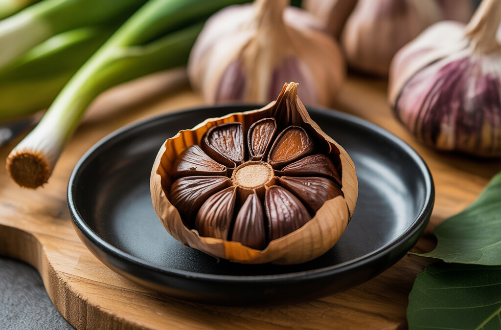 Cholesterol Reduction Benefits of Black Garlic - Black Garlic Medicinal Uses Explained