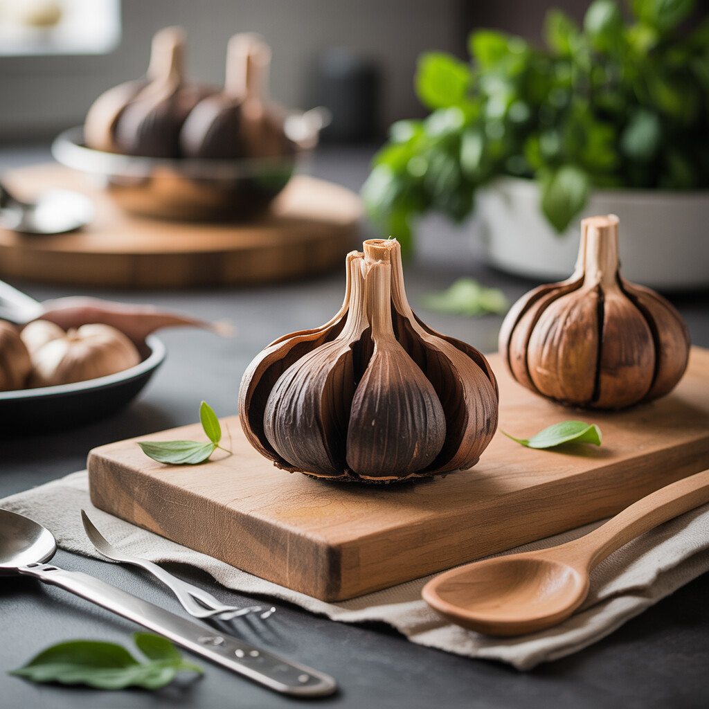 The Black Garlic Origin: Step-by-Step Production Process Illustration