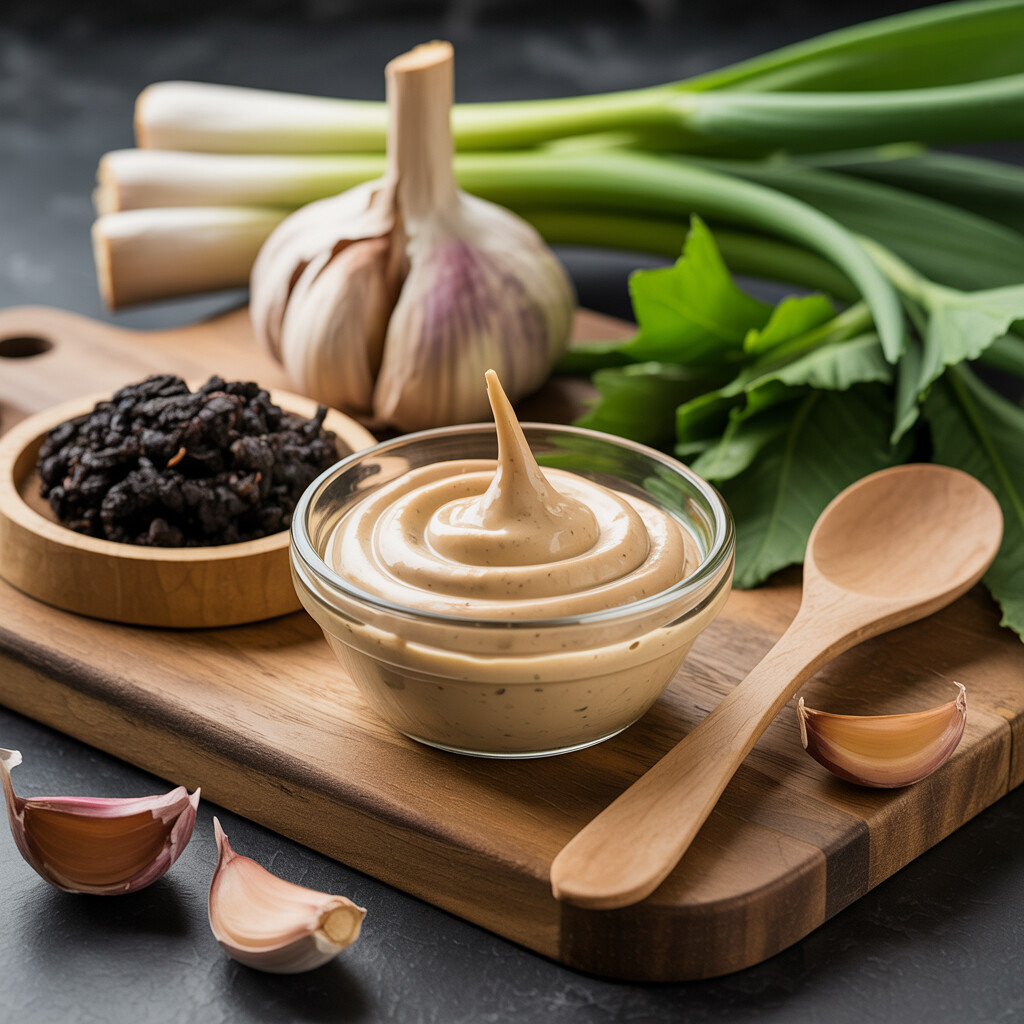 Black Garlic Sides - Delicious Black Garlic Sides with Aioli Dip