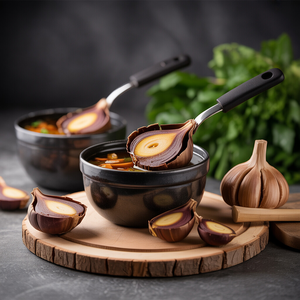 Crafting the Perfect Black Garlic Soup at Home – Delicious Soup Recipe