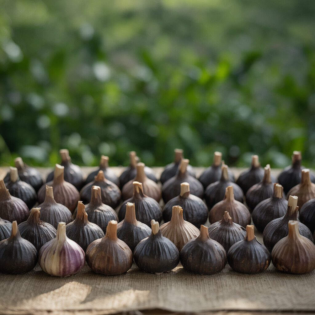 Monitoring Black Garlic Harvesting Timing for Optimal Flavor Development
