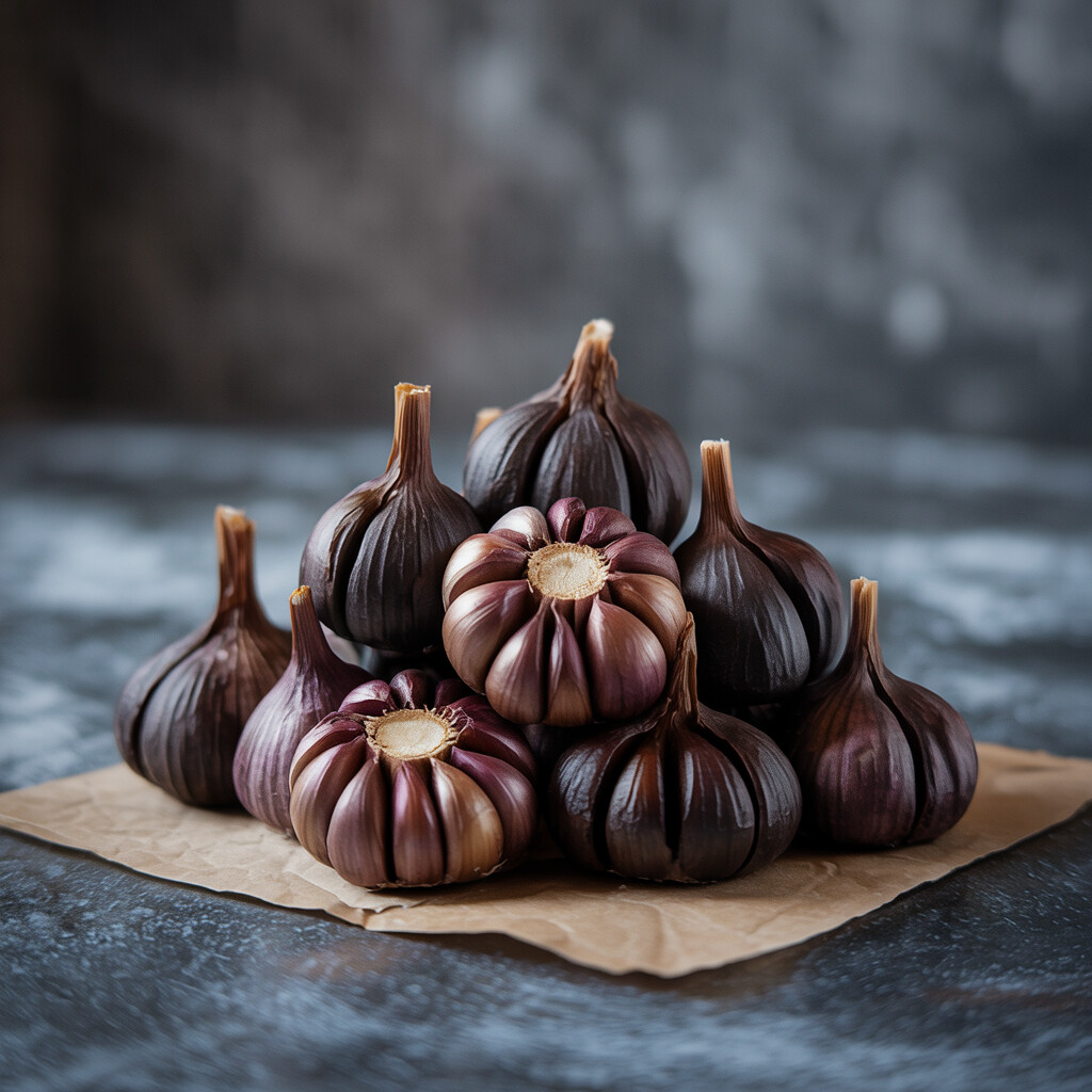 Visual Overview of Black Garlic Health Effects and Its Benefits