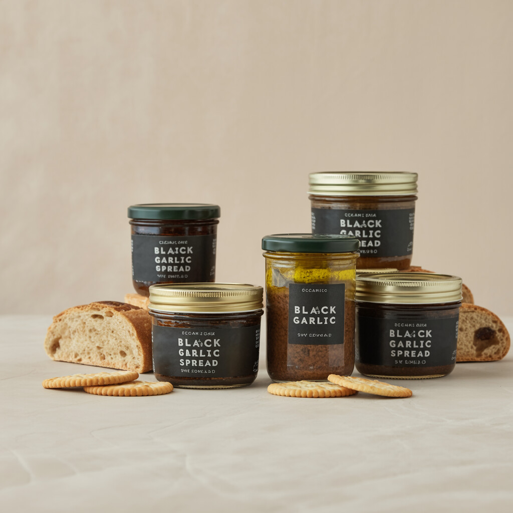 Pairing Black Garlic Spreads with Bread and Crackers for a Delicious Snack