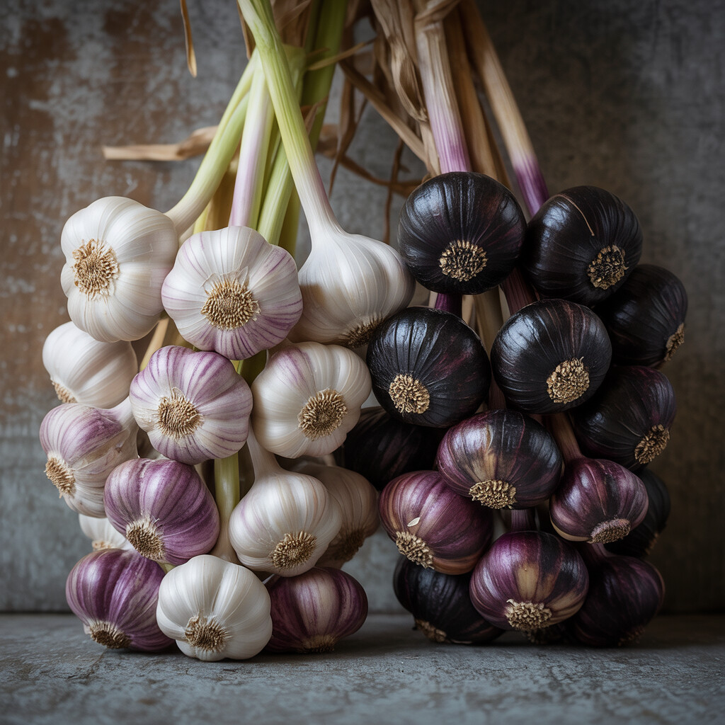 Comparing Black Garlic Vs Regular Garlic Taste: Nutritional and Flavor Differences