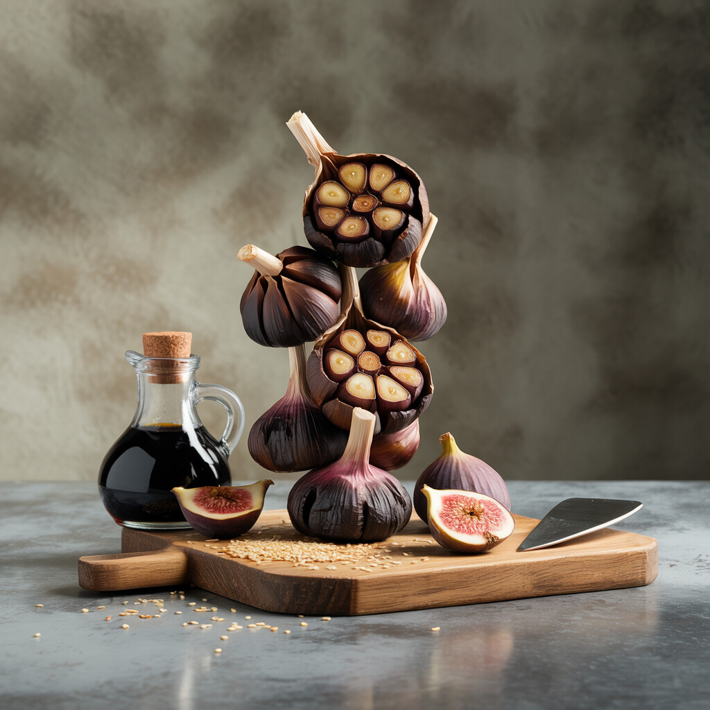 Creative Culinary Uses Highlighting Black Garlic Nutritional Information in Delicious Dishes