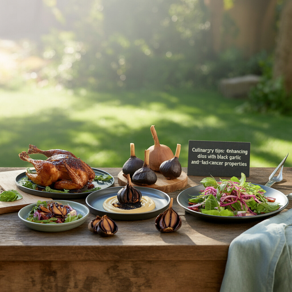 Culinary Tips: Enhancing Dishes with Black Garlic Anti-Cancer Properties for Better Health