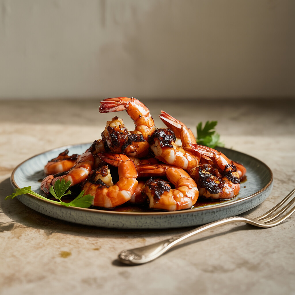 Delicious Black Garlic Shrimp Recipe – Easy Home-Cooked Black Garlic Shrimp Dish