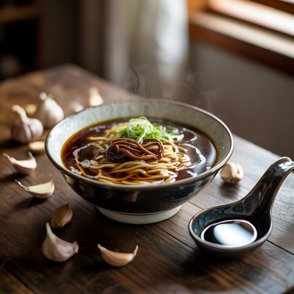 Elevate Your Ramen with Flavorful Black Garlic Oil