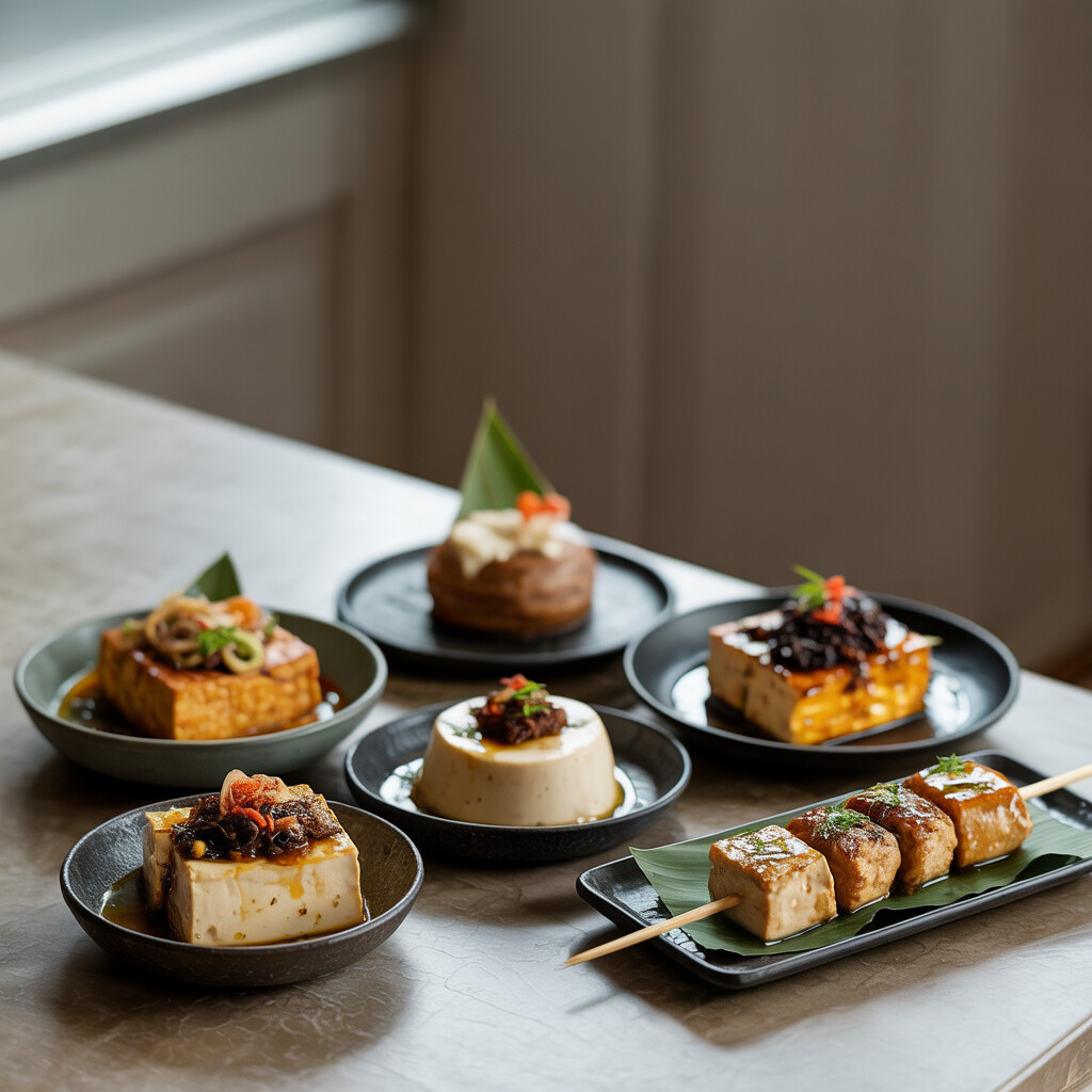 Exploring Delicious Black Garlic Tofu Dishes from Around the World