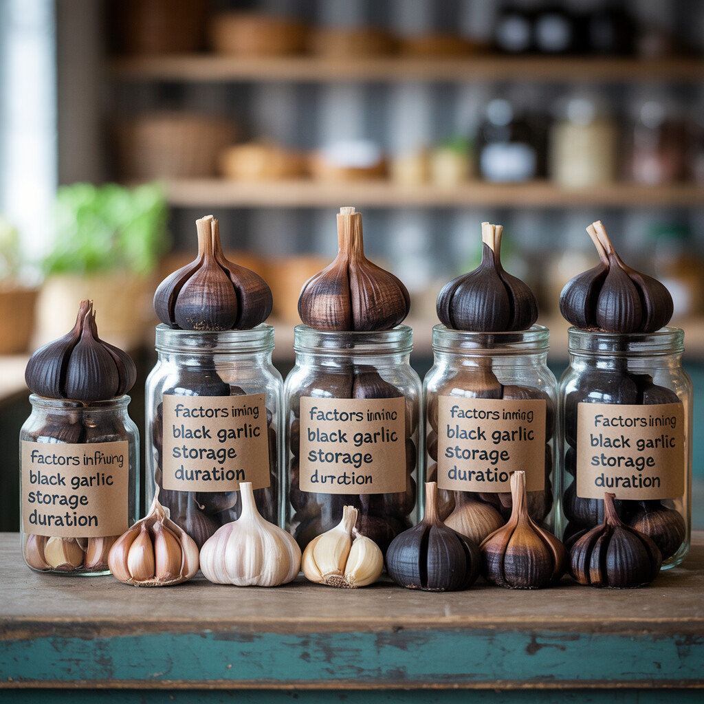 Factors Influencing Black Garlic Shelf Life: Key Elements and Storage Conditions