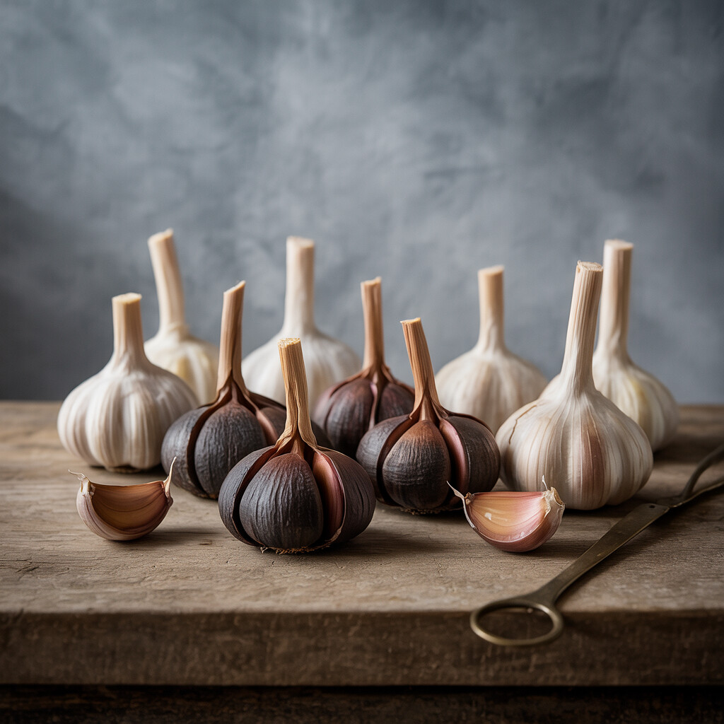 Health Benefits of Black Garlic vs. Regular Garlic in Regular Garlic Cultivation