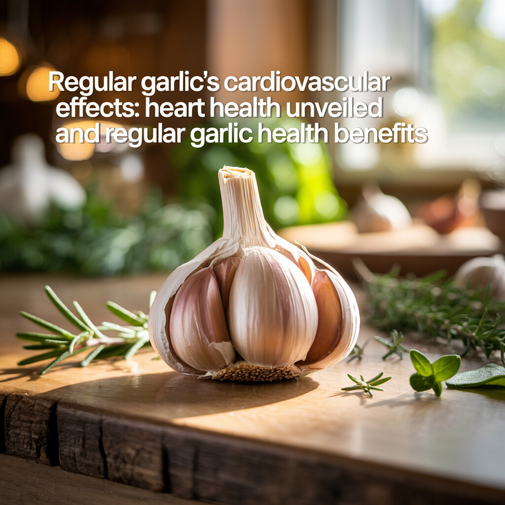 Regular Garlic Health Benefits: How Garlic Supports Heart Health and Cardiovascular Wellness