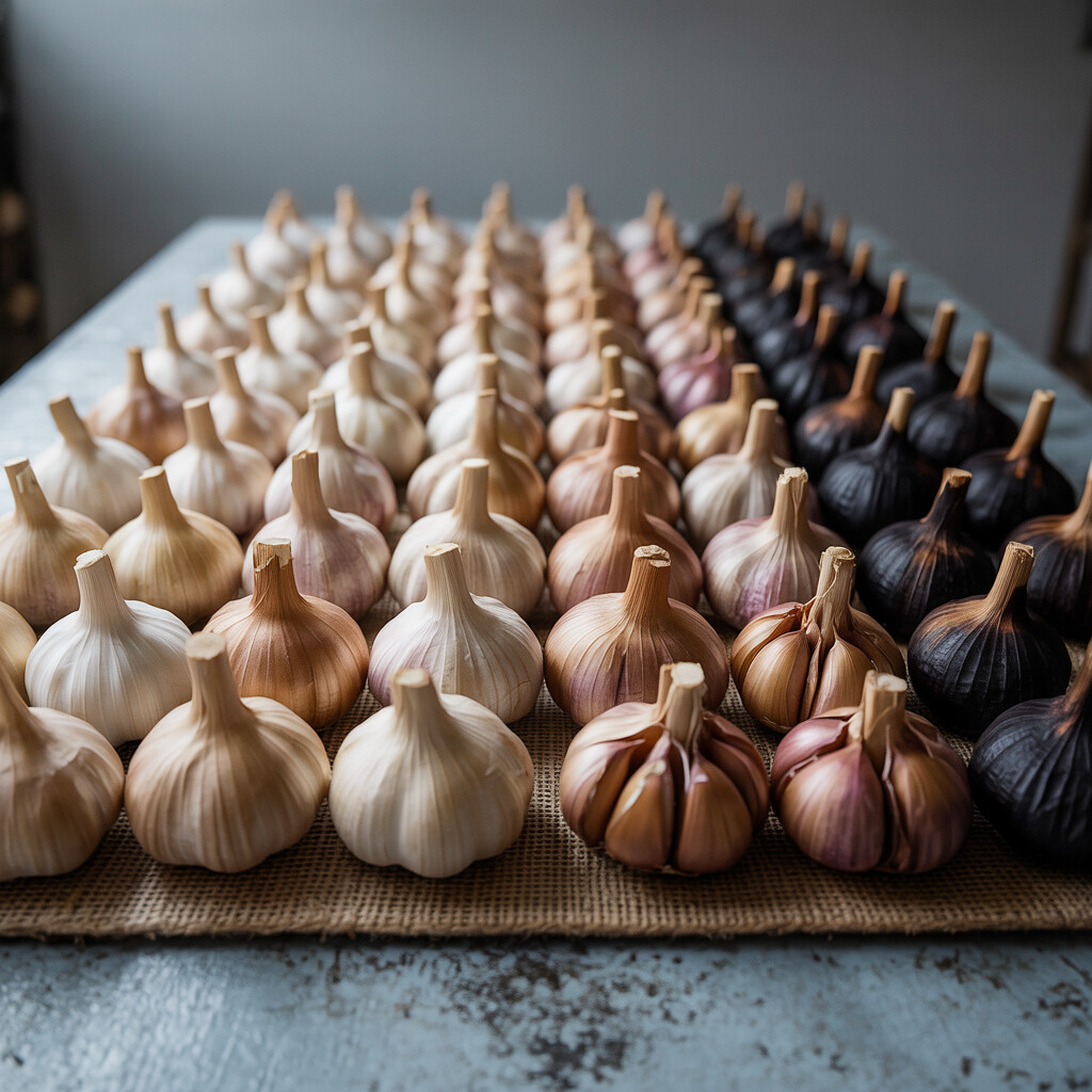 The Black Garlic Production Process: Comparing Black Garlic Vs Regular Garlic Production from Fresh Bulbs to Aged Delicacy