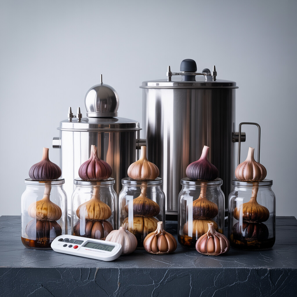 Essential Equipment for Achieving Black Garlic Maillard Reaction at Home