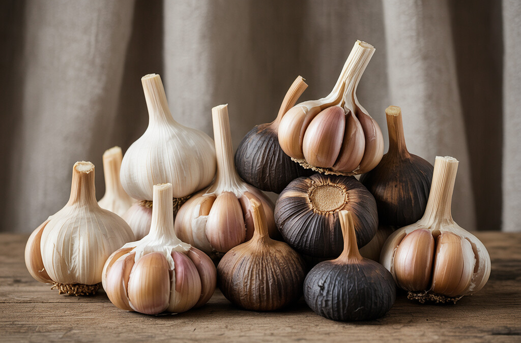 Black Garlic Vs Regular Garlic Nutritional Comparison: Key Differences